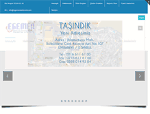 Tablet Screenshot of egemenelektronik.com